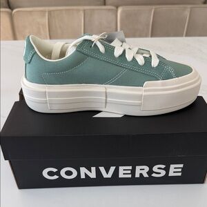Converse Women's Teal Platform Sneakers